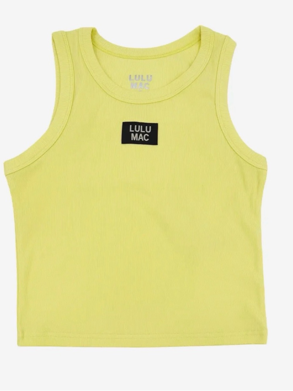Lulu Mac DD Neon Yellow Tank Top